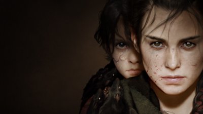 A Plague Tale: Requiem kahraman çizimi, iki ana karakteri gösteriyor