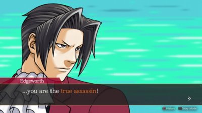 Ace Attorney Investigations Collection screenshot showing a case revelation