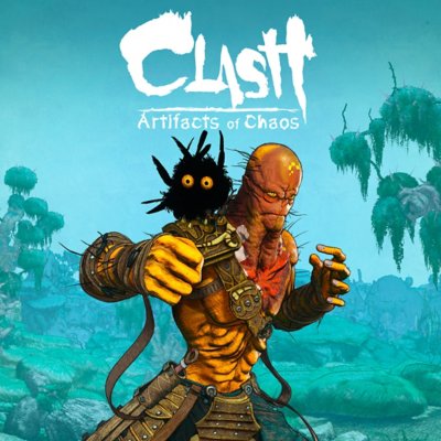 Clash: Artifacts of Chaos showing a two-headed monster ready to fight.