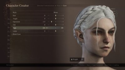 Dragon's Dogma 2 - screenshot showing character customisation