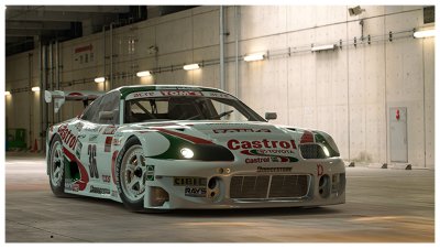 Ein Vergleich des Toyota Supra GT500 '97 zwischen zwei verschiedenen "Gran Turismo"-Spielen