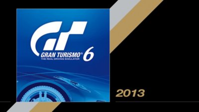 Ein Bild des Coverdesigns von Gran Turismo 6 mit dem Erscheinungsjahr daneben: 2013