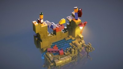 《LEGO Builder's Journey》螢幕截圖，顯示一個樂高場景