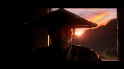 Mortal Kombat 1 – snímka obrazovky ukazujúca Raidena, ako pozerá do kamery