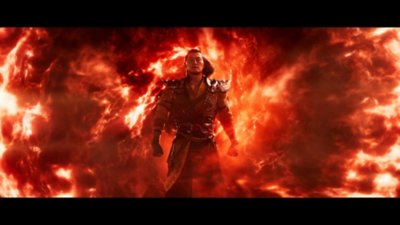 Mortal Kombat 1 – snímka obrazovky zobrazujúca Shang Tsunga vystupujúceho z portálu.