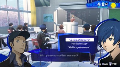 Persona 3 Reload – posnetek zaslona