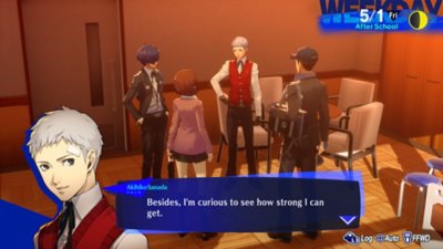 Persona 3 Reload – posnetek zaslona