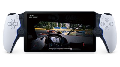 PS Portal Remote Player with Gran Turismo on screen