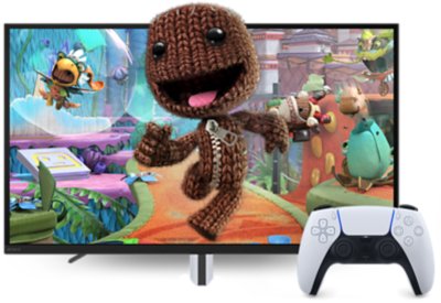 Sackboy: A Big Adventure in a Monitor