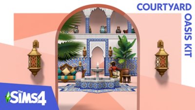 The Sims 4 Courtyard Oasis Kit