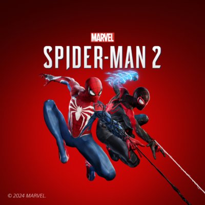 Spider-Man 2 cover art showing Spider-Man and Miles Morales