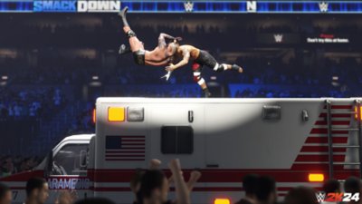 Captura de pantalla de WWE 2K24