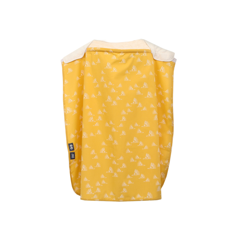 Simply Good Nursing Cover Duo White Hedgehogs On Yellow