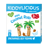 Kiddylicious Coconut Rolls Plain Multipack 6.8g x 8 Packs