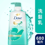 Dove Hair Fresh Nourishment Shampoo 680ml