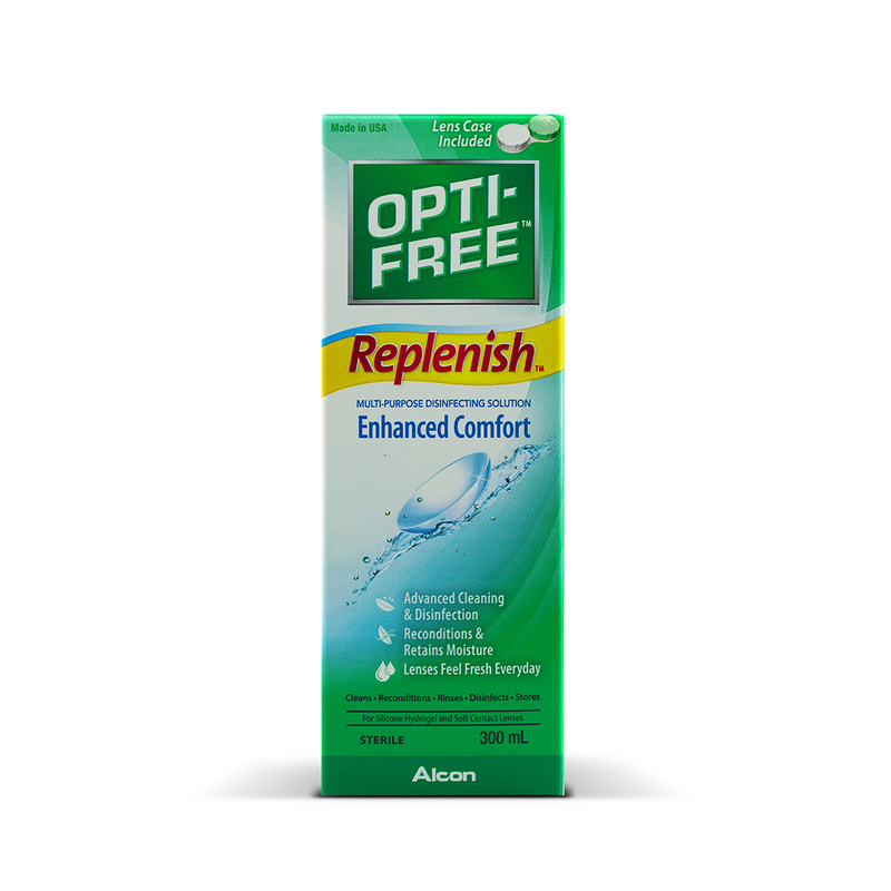 Alcon Opti-Free Replenish Multi-Purpose Disinfecting Solution 300ml x 3pcs