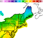 National Digital Forecast Database Maximum Temperature Forecast