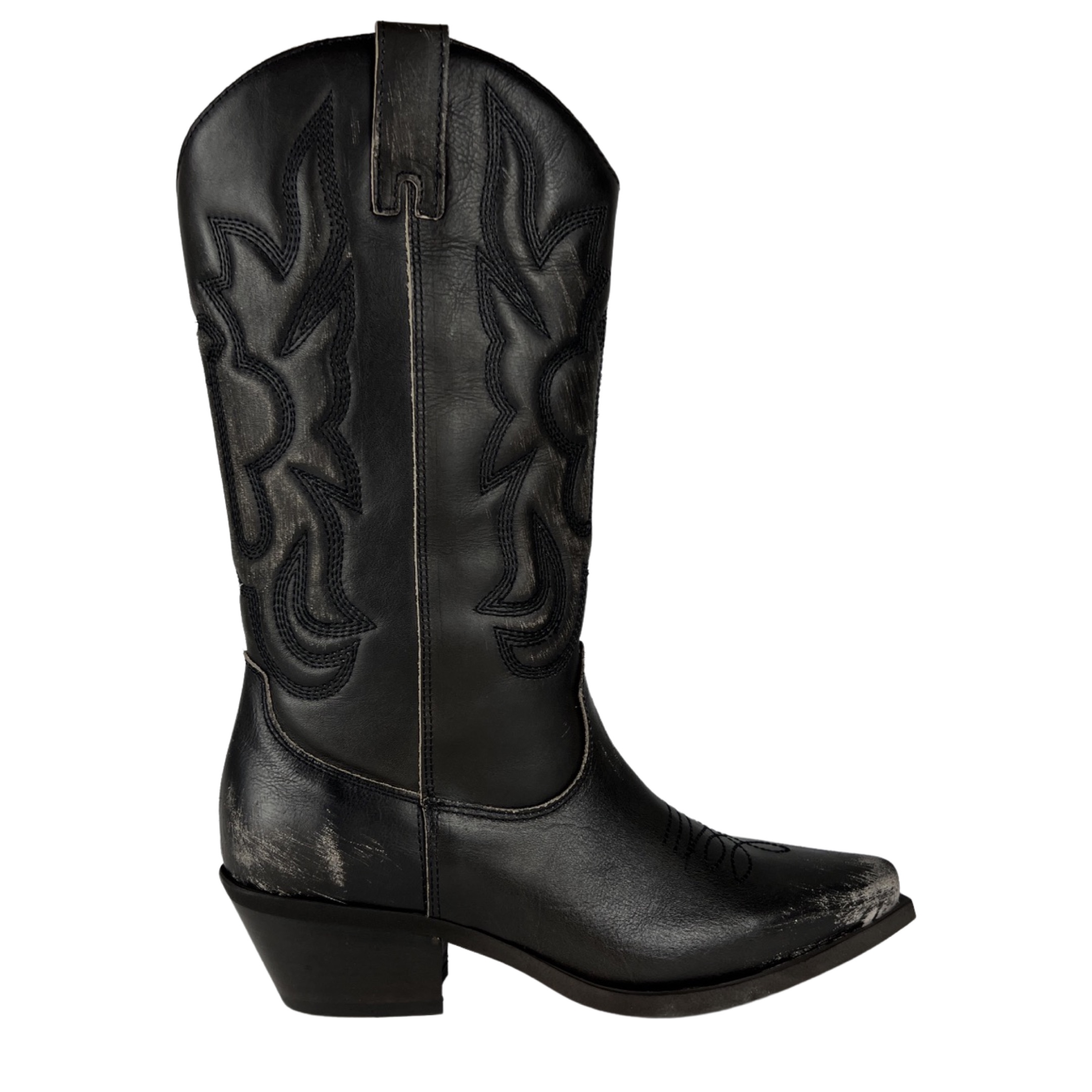 Metisse Western Stiefel Schwarz