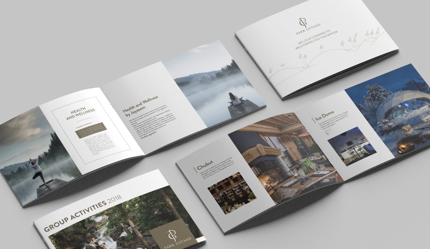 Habefast Services Graphisme Supports De Communication Projet Park Gstaad