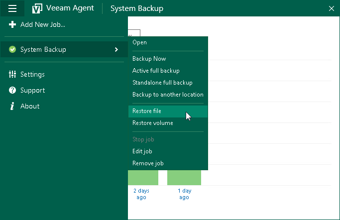 Appendix B. Restore Files from Backup without Administrator Role