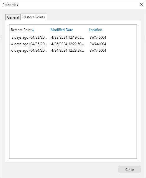 Viewing Files and Objects on Tape