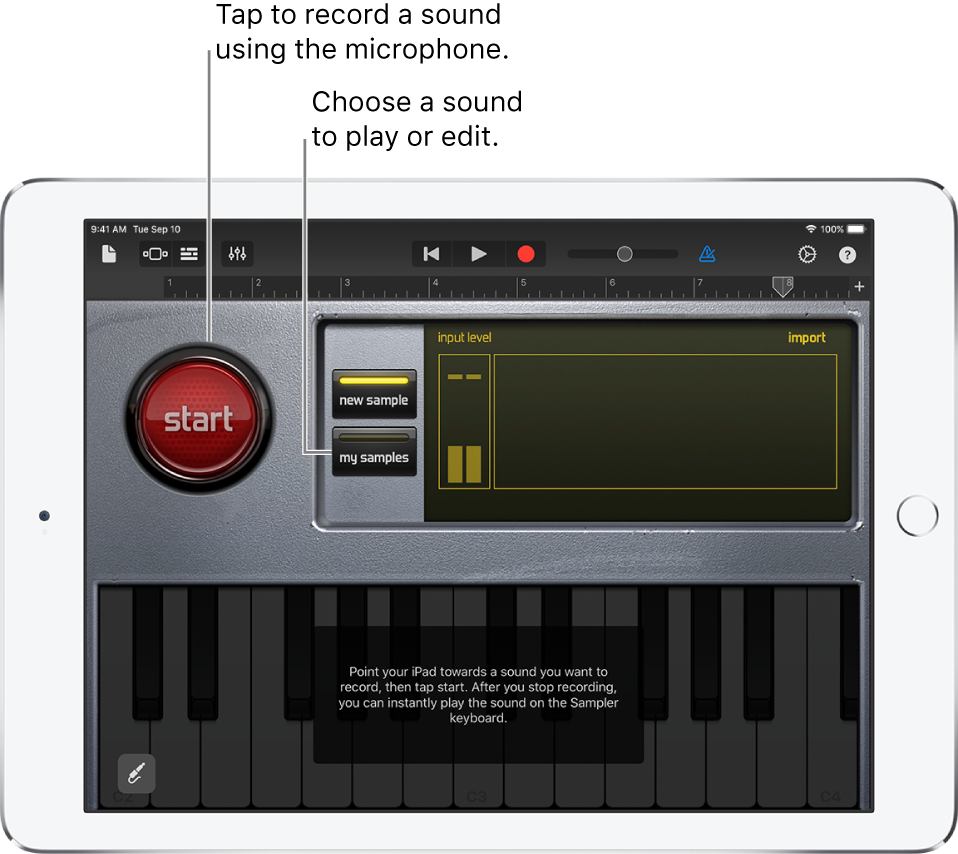 Sampler Touch Instrument