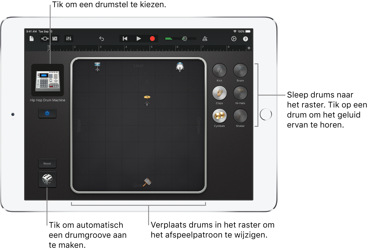 Touch-instrument Smart Drums