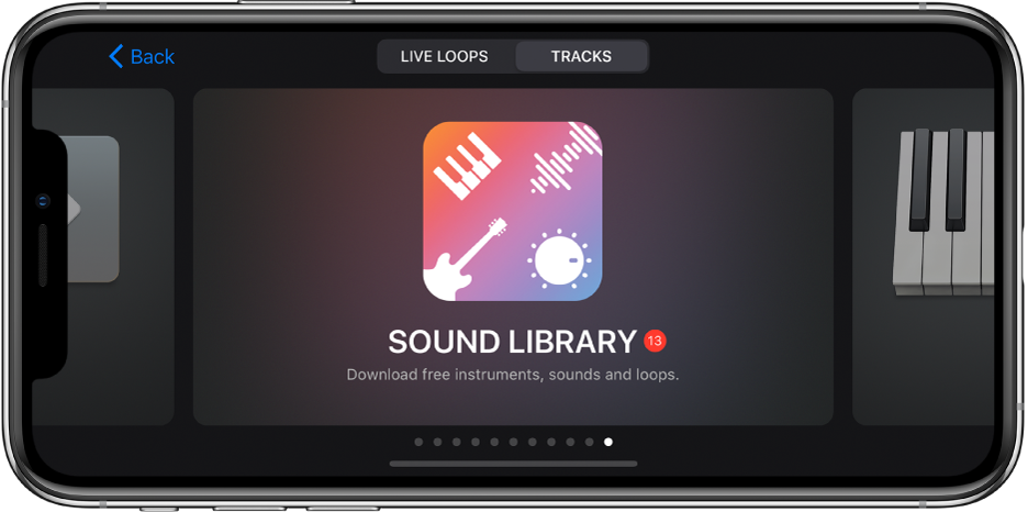 Sound Library in the Sound browser