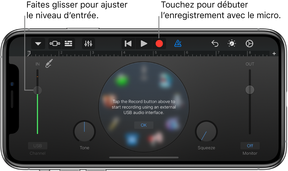 Instrument tactile Audio Recorder