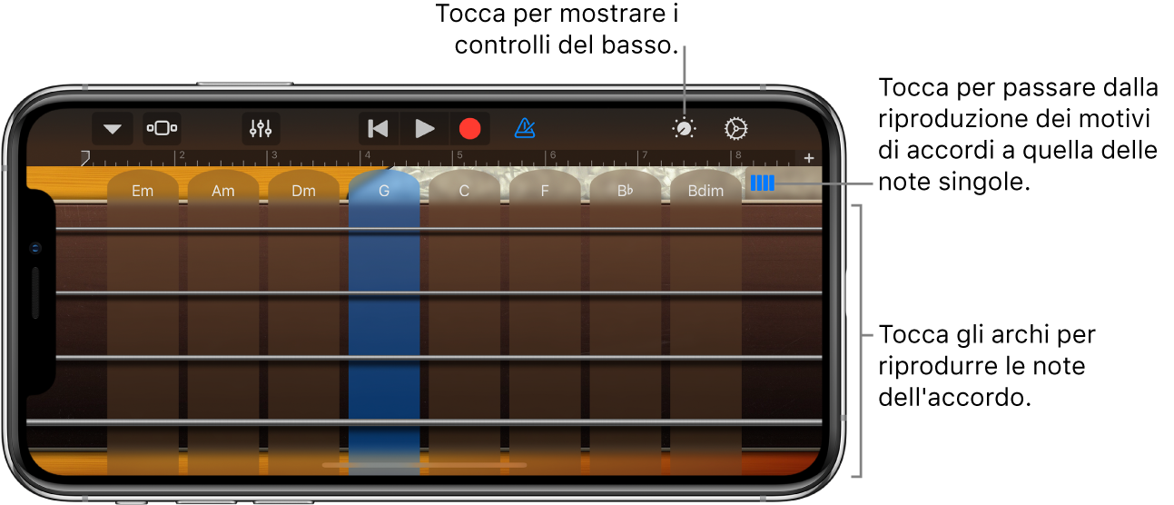 Strumento Touch Basso