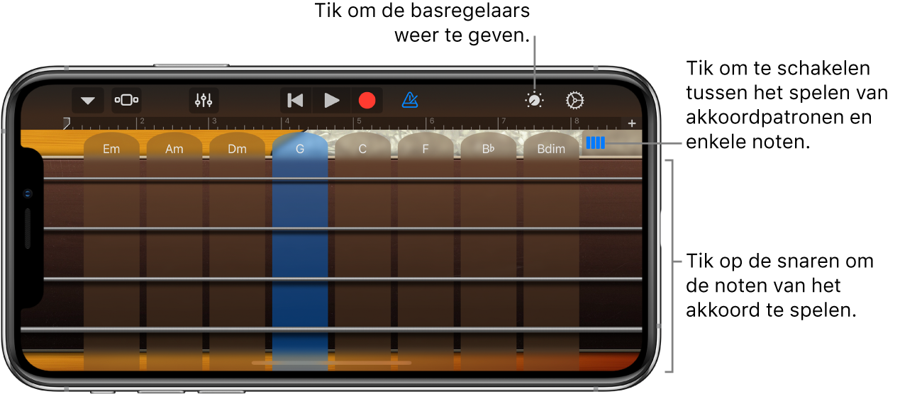 Touch-instrument Bas