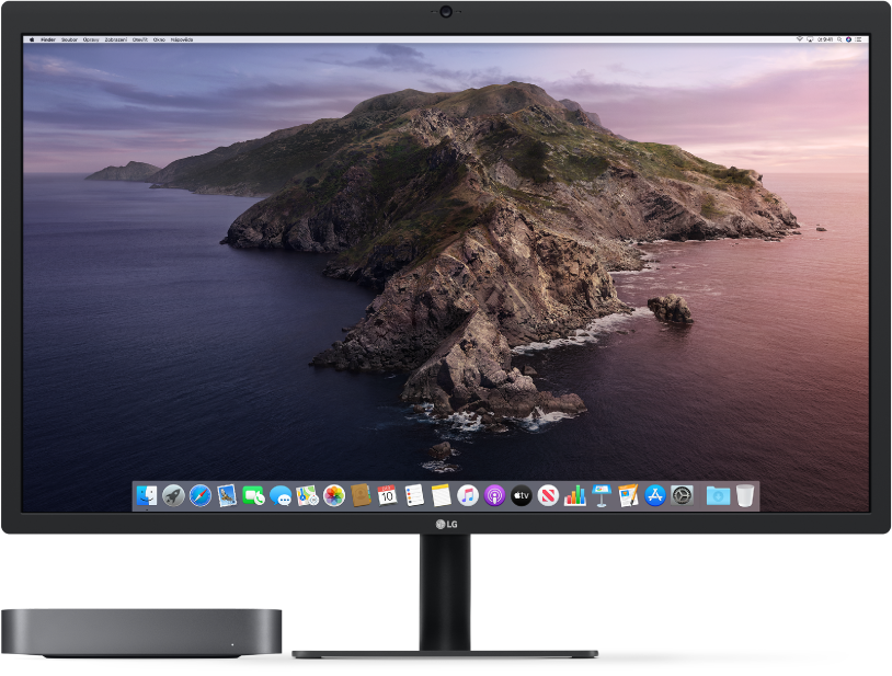 Mac mini s monitorem