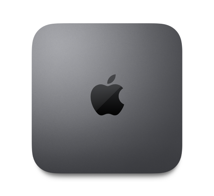 Mac mini top view.