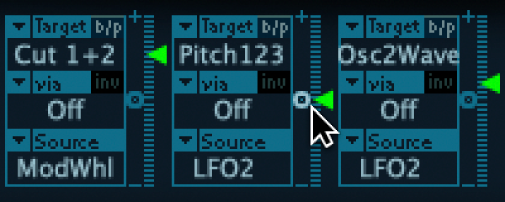 Figure. Intensity slider, being set to zero.