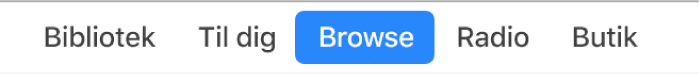 Knappen Browse på navigationslinjen.