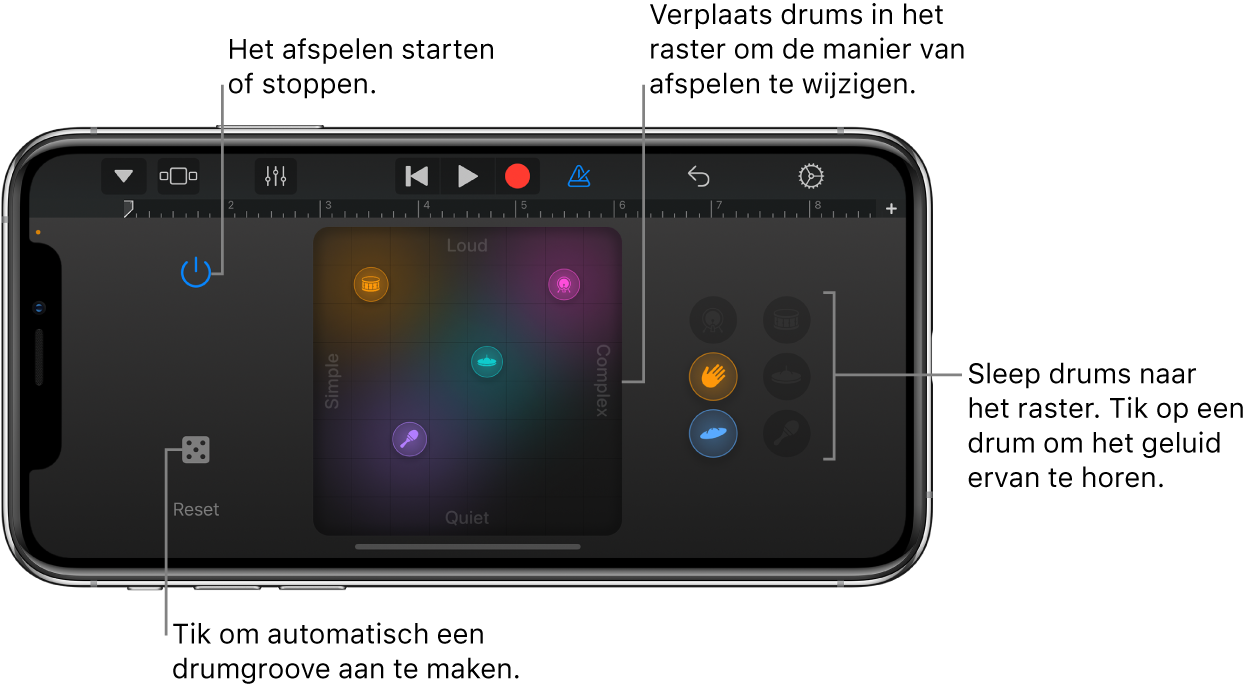 Touch-instrument Smart Drums