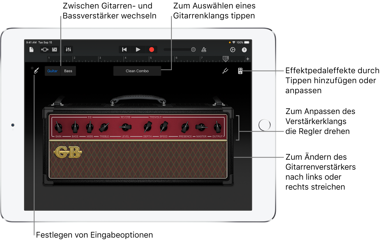 Touch-Instrument Guitar Amp