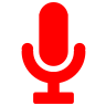 Background audio recording icon