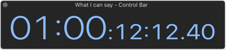 Figure. Giant Time Display.