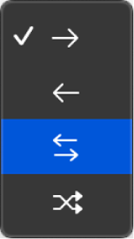 Step Sequencer Playback Mode menu.