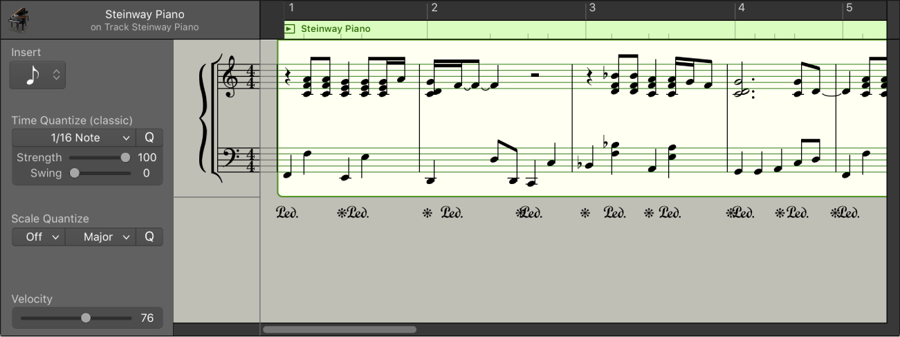 Figure. The Score Editor.