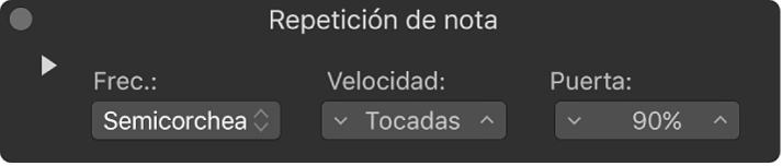 Ilustración. Cuadro de diálogo “Repetición de nota” inicial.