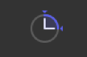 Timing display clock showing project duration