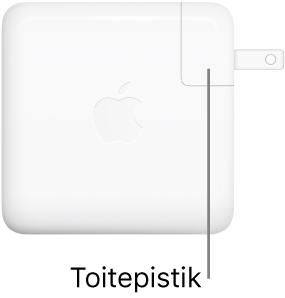 61 W või 96 W USB-C toideadapter.