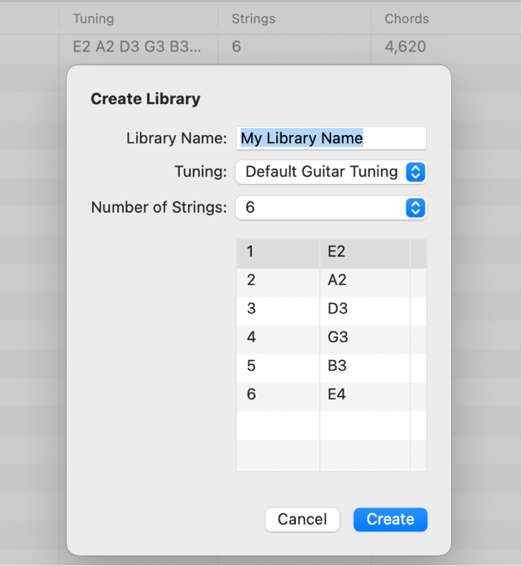 Figure. Create Library dialog.