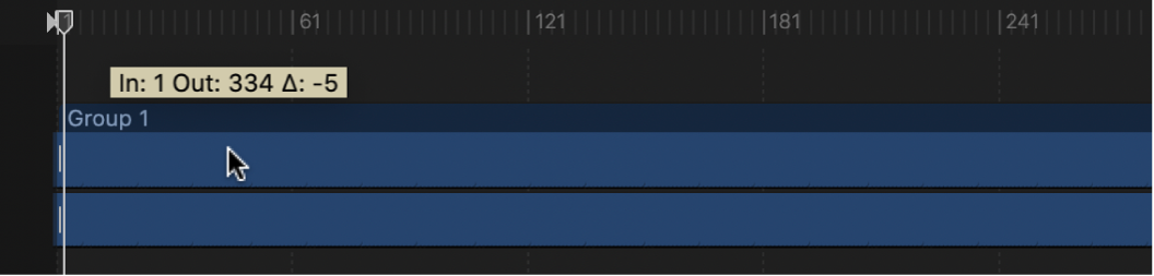 Moving a 3D object’s timebar to frame 1 in the Timeline