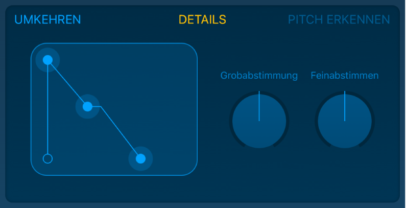 Sampler-Hüllkurve und Pitch