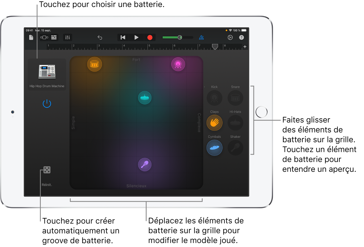 Instrument tactile Smart Drums