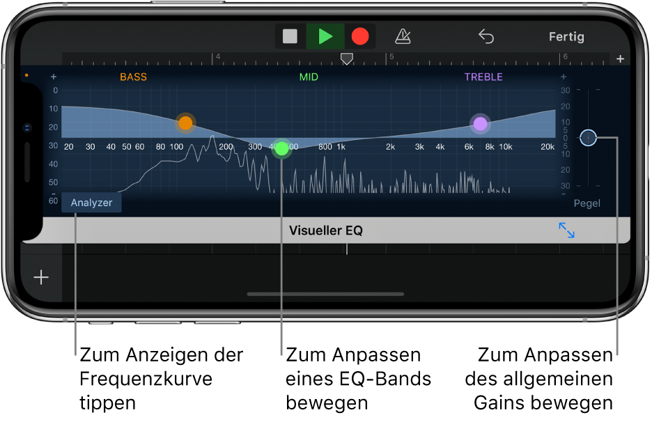 Visueller EQ