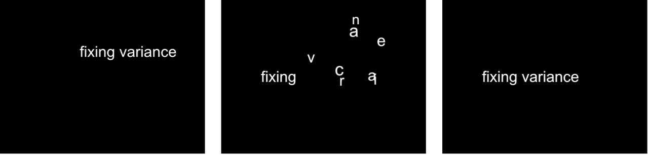 Canvas mit dem Verhalten „Sequenztext“ mit einem auf „Endpunkt“ eingestellten Parameter „Fest“